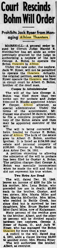 Bohm Theatre - 14 Feb 1952 (newer photo)